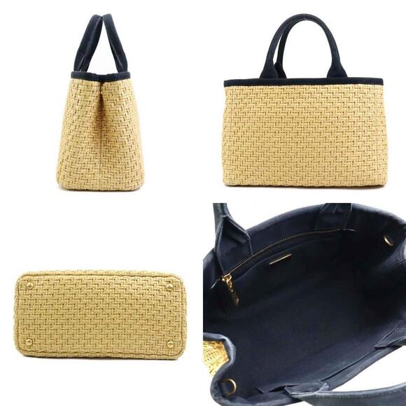 PRADA Black Canvas Shoulder Bag - Picture 2 of 5